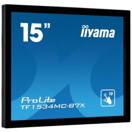 iiyama TF1534MC-B7X computer monitor 38,1 cm (15") 1024 x 768 Pixels XGA LED Touchscreen Multi-gebruiker Zwart