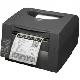 Citizen CL-S521II, 8 dots/mm (203 dpi), ZPL, Datamax, multi-IF (Ethernet, Premium), black