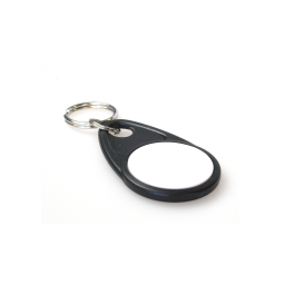 Mifare Classic 4K RFID sleutelhanger zwart / wit, pak a 10 st