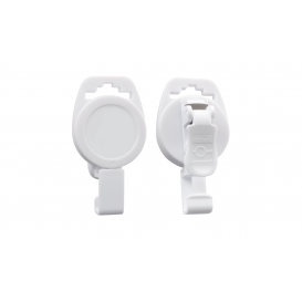 Jojo, 32mm, Wit, non-magnetisch, geschikt om te dragen bij MRI scanners, prijs per stuk, verpakt per 100 stuks