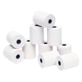 Bonrollen, 1 Ply, 76x80x12 (60 meter), Normaal papier -> Per 50 Rollen