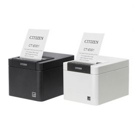 CT-E301, USB, RS232, Ethernet, 8 dots/mm (203 dpi), cutter, white