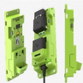 Zebra 2-Slots oplaadstation, apart bestellen: voeding, shim en oplaadkabel, geschikt voor de RS5100/RS6100 (zonder trigger)