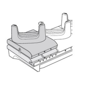 Zebra Sharecradles conversion cups, 5 stuks, geschikt voor Ethernet multi-station TC22/TC27