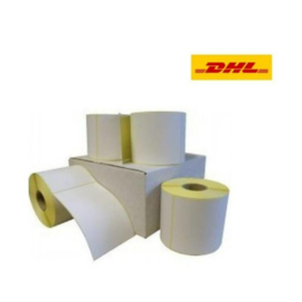 DHL verzendetiketten - 100 x 210 - (Kern 76 mm) - permanent - Thermisch - 1.000/rol (1 Doos van  6 rollen)
