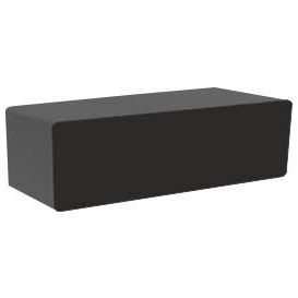 Edikio long card, 150 x 50 mm Zwart Mat pk a 100 stuks