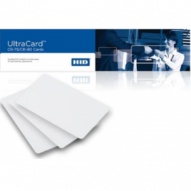 Ultracard PVC card wit CR 79 dun (0,1) zelfklevend doos a 500 stuks