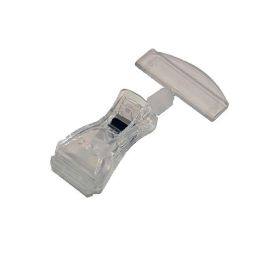 Prijskaarthouder met klem middel, 55 x 100 x 28 mm, verpakt per 10 stuks, prijs per stuk