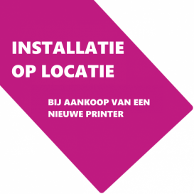 Installatie en instructie pasprinters op locatie