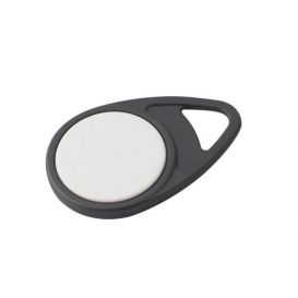 Mifare Classic sleutelhanger zwart / wit , 1K / 7b ,pak a 10 st.