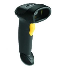 2e kans: Zebra LS2208, 1D, multi-IF, donkergrijs, incl. USB kabel en stand