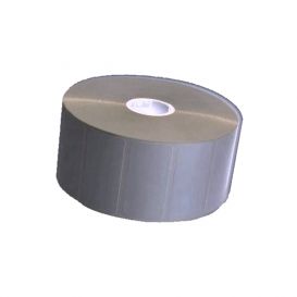 Zebra Labels 70x44 mm, Z-Ultimate 3000T Silver, Kern 76 mm, TT, Polyester, Zilver, 3150 Per Rol -> Per 8 Rollen