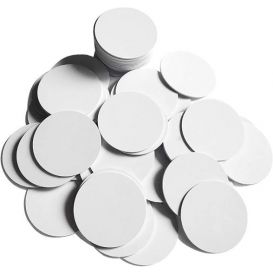 NTAG 215 cointag rond 25 mm wit, pk a 25 st