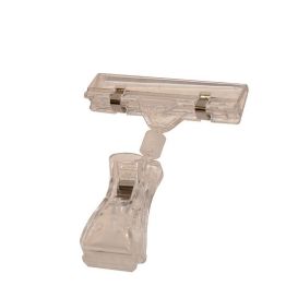 Prijskaarthouder met klem groot, 80 x 100 x 23 mm, verpakt per 10 stuks, prijs per stuk