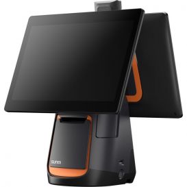 Sunmi T2s, 39.6 cm (15,6''), Android, black, orange