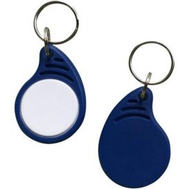 Mifare Classic 1K RFID sleutelhanger, blauw (10 stuks minimale afname).