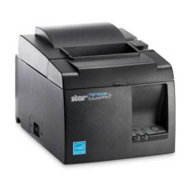 STAR TSP143IIU+, USB, 8 DOTS/MM (203 DPI), CUTTER, ZWART, INCL. USB KABEL EN EU NETSNOER