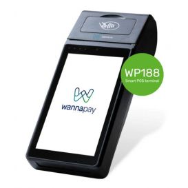 Wannapay POS Terminal, 5 inch scherm Touchscreen, 1D/2D scanner