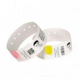 Zebra Z-Band QuickClip, wit, 25x178 mm, 380 bandjes per cartridge -> Per 3 cartridges