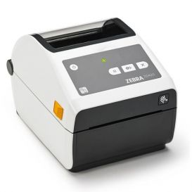 Zebra ZD420d HC, USB, BT, WLAN, 203 dpi, DT, RTC, afsluitbare deksel, EPLII, ZPLII, wit, incl. USB kabel en voeding