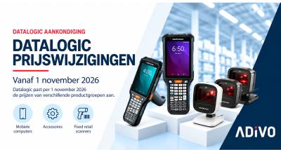 Datalogic prijswijzigingen vanaf 1 november 2026